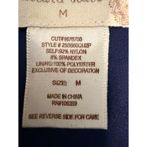 Altar'd State Floral Embroidered Lace Dress Navy Sleeveless Boho Cottagecore M thumbnail 7