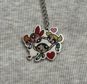 The Powerpuff Girls Choker Heart Chain Necklace thumbnail 4