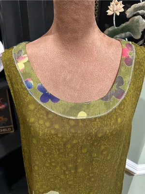 Mirror Image Olive Green Sleeveless Maxi Dress – Size Medium thumbnail 2