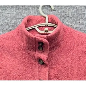 LL Bean Sherpa Fleece‎ Jacket Nantucket Red Large thumbnail 3
