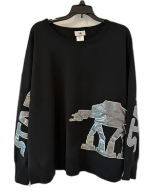 Disney Parks Star Wars AT-AT Walker Iridescent Crewneck – Size 2X thumbnail 1
