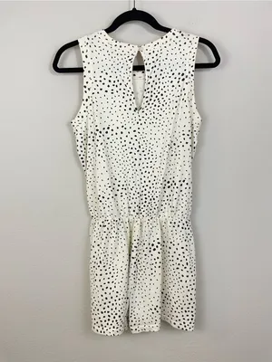 Z Supply‎ Adira Dot Cotton Romper NWT Size Small thumbnail 7