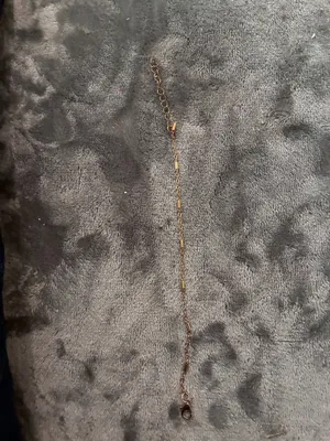 Gold Tube Bar and Link Bracelet With Lobster Clasp thumbnail 3