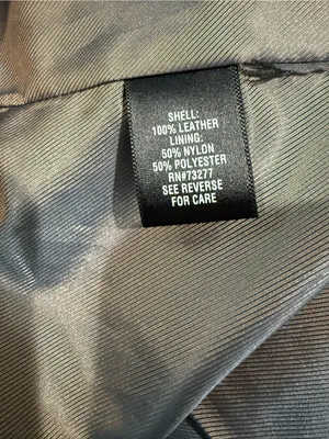 Croft & Barrow Lambskin Leather Zip Up Jacket Size Small thumbnail 6