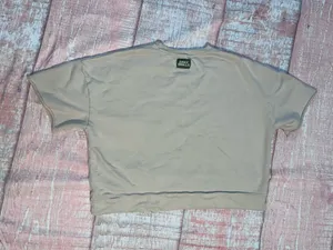 Daily Drills Short Sleeve Cropped Crew Sand XS/S thumbnail 2
