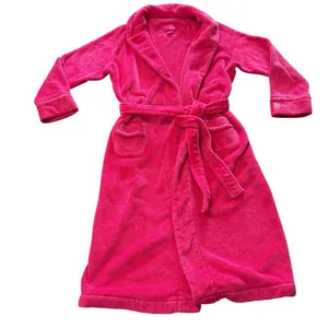 Victoria's Secret Cozy Plush Robe Vibrant Hot Pink Color Matching Fabric Belt XL thumbnail 6