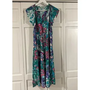 Rails Juni Gardenia floral tie waist midi dress size M thumbnail 3