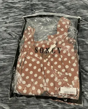 Soncy Plus Size TANK TOP WITH PEPLUM AND TIE WAIST CARAMEL/OAT Size 18-20 thumbnail 3