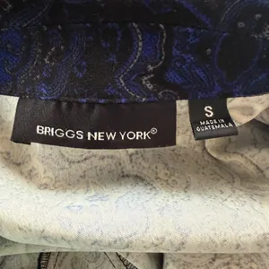 Briggs New York women's blazer jacket blue and black collared button down small thumbnail 8
