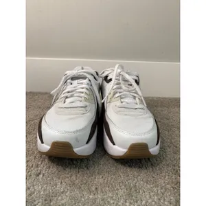 Title: Nike Air Max 90 Futura Platform Sneakers White Brown Women’s Size 8 thumbnail 2