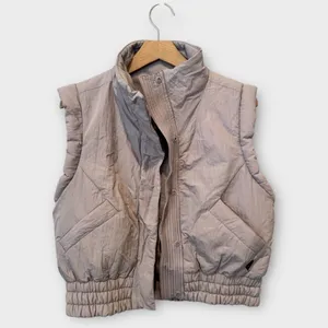NEW Free People FP Movement Scrunch Time Puffer Vest Size XS thumbnail 7