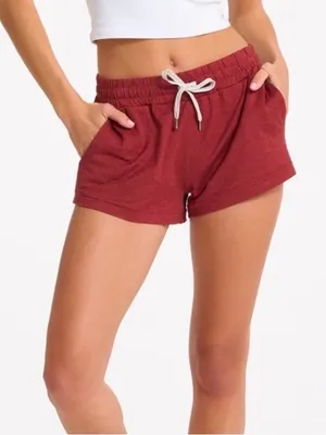 Vuori Halo Performance Shorts Heathered Red Size Small thumbnail 1