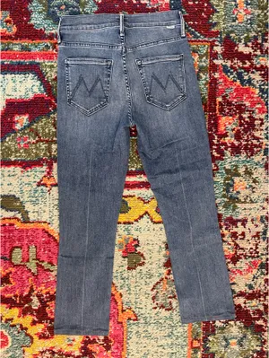 MOTHER Denim Midrise The Dazzler Ankle 26 thumbnail 2