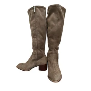 BCBGENERATION brown hued suede over the knee boots with small heel 7.5 thumbnail 4