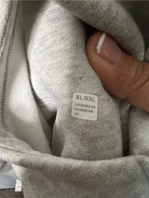 Lululemon Oversized Scuba Half Zip Funnel Neck Heathered Grey Long Sweater thumbnail 8