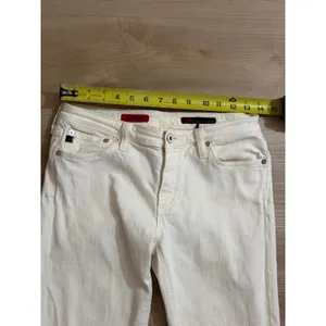 AG‎ Adriano Goldschmied The Angel Jeans Women 29R White Bootcut Stretch Denim thumbnail 7