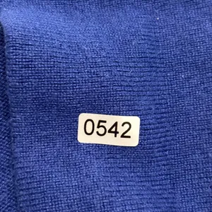Lauren Ralph Lauren Sweater Women Large Blue Silk Cashmere Shawl Neck V-Neck thumbnail 9