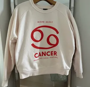 Sold out Anthropologie Catherine O’Sullivan design - Zodiac Cancer Sweatshirt 🦀♋️ thumbnail 1