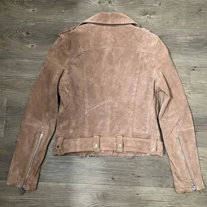Blank NYC Suede Moto Jacket 100% Leather thumbnail 11