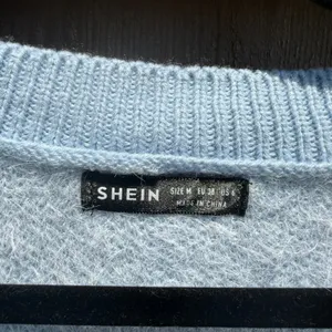 SHEIN Women Blue Cloud Knit Cardigan V-Neck Button Front Sweater Size M thumbnail 2