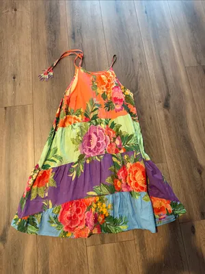 FARM Rio Floral Tiered Mini Dress- size XS thumbnail 4