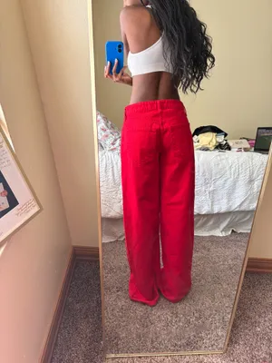 Red Edikted Jeans thumbnail 3