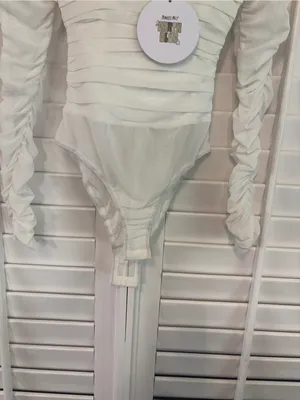 Princess Polly White‎ Mesh Bodysuit Size 4 thumbnail 5
