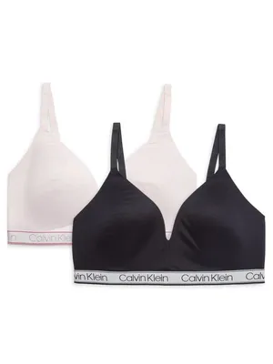 Calvin Klein Logo Wireless Bra thumbnail 7
