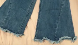 M. Jeans by Maurice’s Flare Leg Jeans with Frayed Hems thumbnail 7