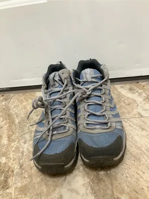 COLUMBIA Armitage Lane Mid Waterproof Hiking Boots Women’s 8.5 Grey blue thumbnail 4