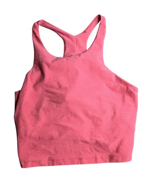 Beyond Yoga Pink Racerback Cropped Tank Size: XL thumbnail 1