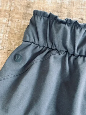 Lululemon Stretch High-Rise Jogger Shorter Length women's size 2 graphite grey thumbnail 6