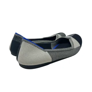 Rothy's The Flat Captoe Black White Plaid Check‎ Retired Ballerina Size 7 thumbnail 9