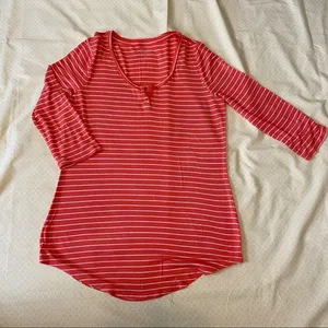 Sonoma Orange/White Stripped Tee thumbnail 1