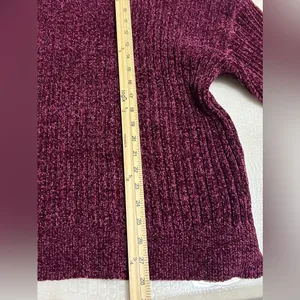 Time and Tru women Burgundy Crew Neck Sweater Size XXXL . thumbnail 10