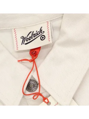 NWT Woolrich X TGT Sleeve Western Denim Jumpsuit 94611508 Cream Off White 4 thumbnail 4