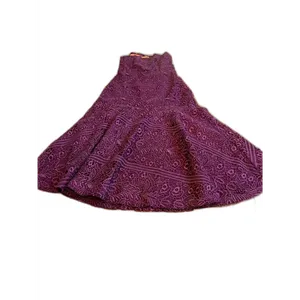 NWT Lulus Women’s Magic Moments Plum Purple Lace-Up Lace Midi Dress Size XS thumbnail 10