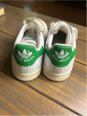 Adidas Stan Smith Womens Size 7 White Green Leather Sneakers B24105 thumbnail 6