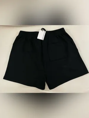 Bandier SET Black Casual Elastic Waist Short & Crewneck sweatshirt size S thumbnail 4