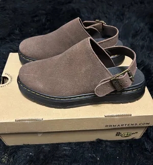 Dr Martens Brookline brown leather mules clogs slip on shoes women’s 9 new thumbnail 1