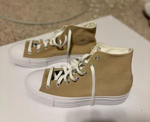 Converse Light Brown Suede Platform thumbnail 3