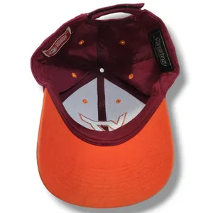 Signatures Apparel Virginia Tech Hokies Hat OSFM - Unisex Strap Back Cap Embroidered thumbnail 8