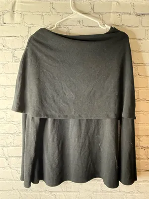 Vintage soft surroundings Women's Off-Shoulder Black Sweater size medium thumbnail 4