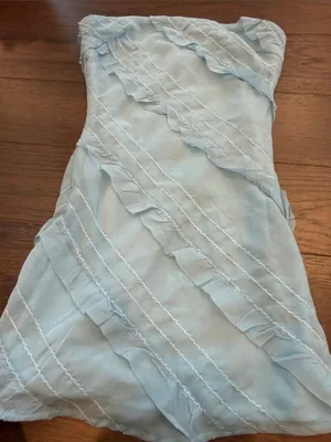 Princess Polly Lars Strapless Mini Dress Blue Size 2 - C33-079 thumbnail 4