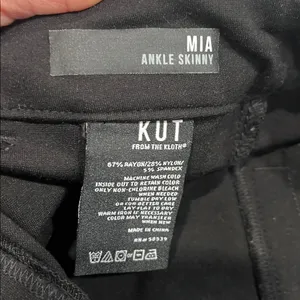 Kut from the Kloth “Mia” Ankle Skinny Dress Pants – Black | Size 0 | NWOT thumbnail 5