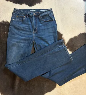 Cleo + Wolf High Rise Bootcut Jeans Blue Size 31 thumbnail 1