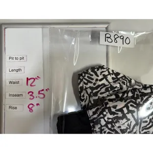 Lululemon Tracker Short 4" Women Sz 4 Black White Animal‎ Print Running Athletic thumbnail 6
