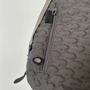 Mosey Life Baggallini Gray/Lavender Convertible Backpack Bag Travel Packable thumbnail 7