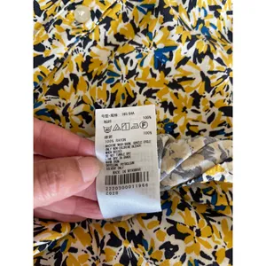 American Holic Floral Print Blouse Top Long Sleeve Button Down‎ Womens Medium thumbnail 5