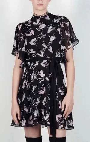 ✨Zara Studio Ballet Print Ruffle Sz Xs/S Dress✨ thumbnail 1